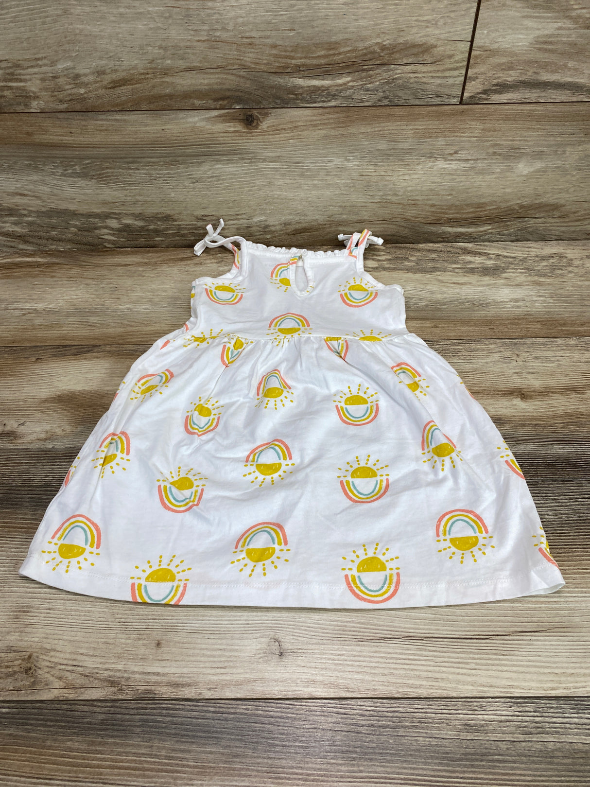 Just One You Rainbow Dress White sz 3T