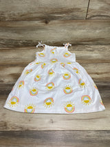 Just One You Rainbow Dress White sz 3T