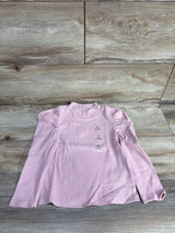 NEW Baby Gap Solid Puff Sleeve Rib Shirt Pink sz 3T