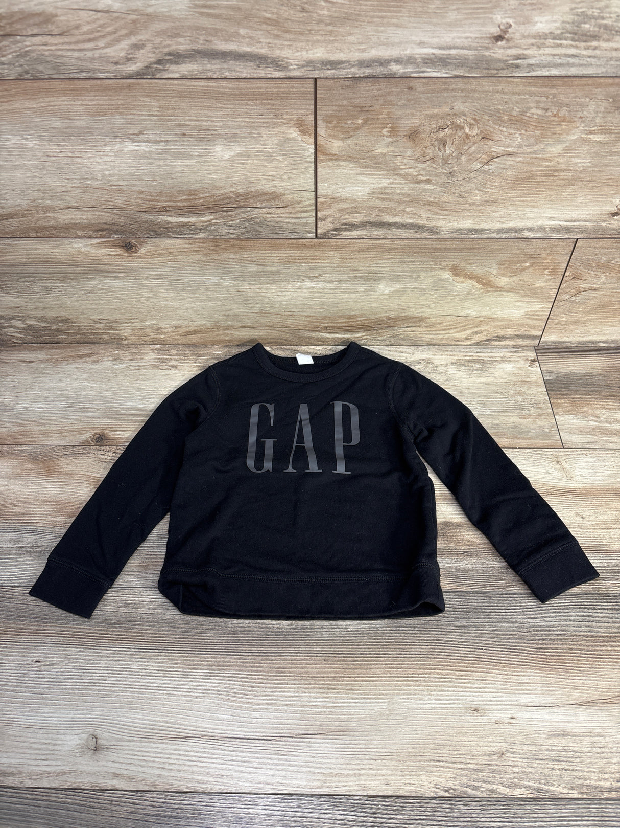 Baby Gap Logo Pull Over Sweater Black sz 5T