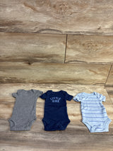 Child of Mine 3pk Bodysuits Blue sz Preemie