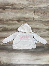 NEW Baby Gap Arch Logo Oatmeal Hoodie sz 18-24m