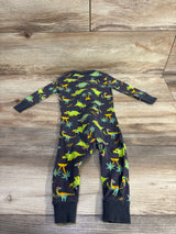 Old Navy Pirate Dinosaur Footless Sleeper Grey sz 12-18m