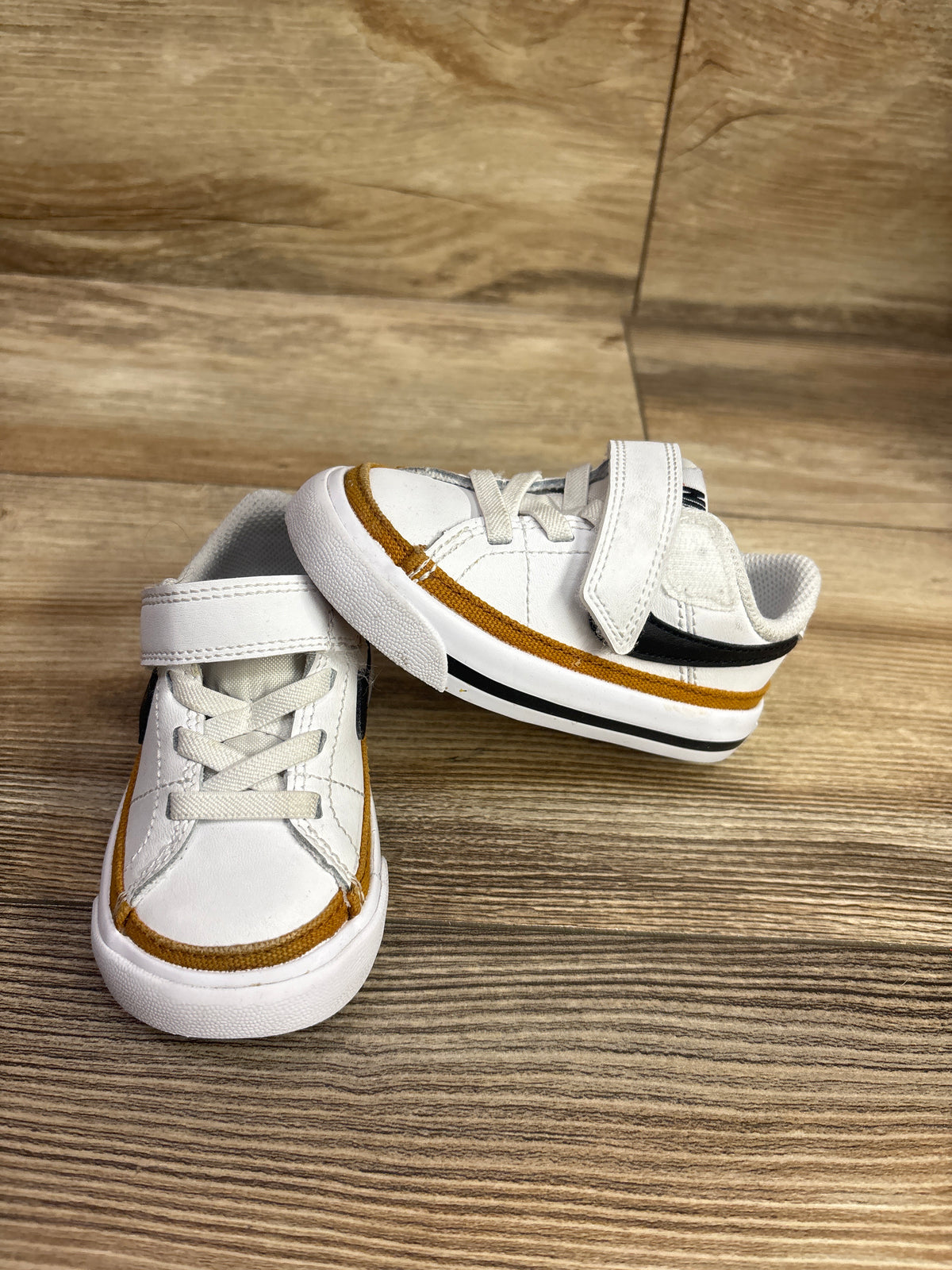 Nike Court Legacy TD 'White Desert Ochre' Sneakers sz 5c