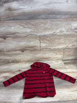 Volcom Hooded Striped Shirt Red sz 3T