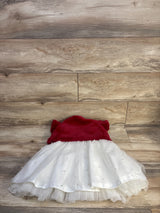 Couture Princess 2pc Pearl Dress & Faux Fur Cardigan White sz 3T