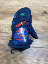 NEW ThermaWear Kid's Ski Dinosaur Navy Mittens OSFM (1-3Y)