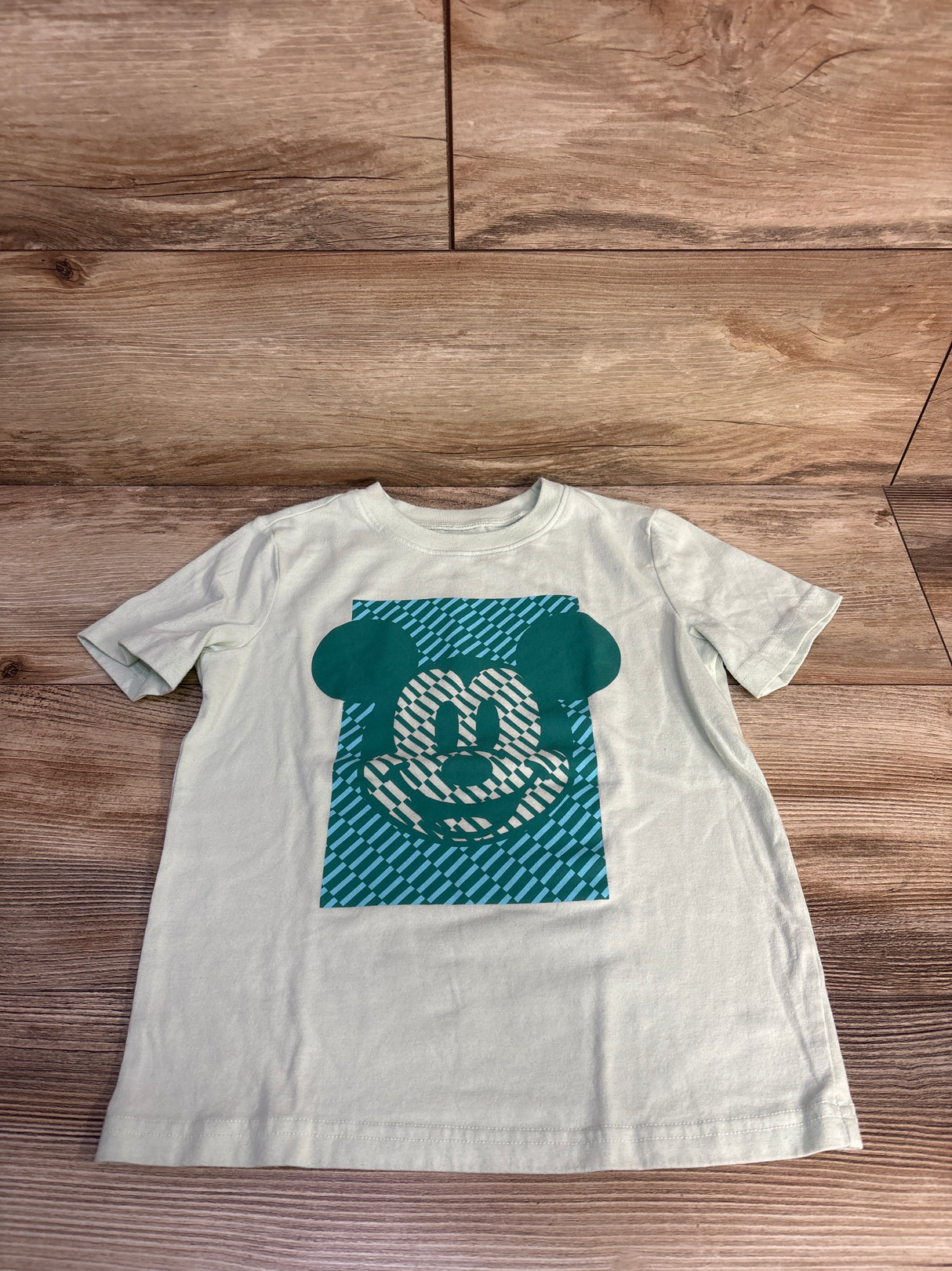 Disney x Jumping Beans Mickey Mouse Shirt Mint Green sz 5T