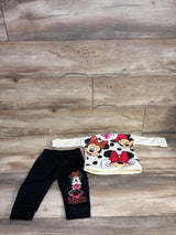 Disney Junior 2pc Minnie Mouse Sweatshirt & Jogger Set Cream sz 12m