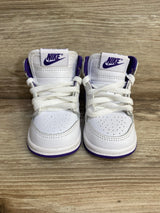 Air Jordan 1 Retro High OG TD 'Court Purple' Sneakers sz 3c