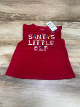 NEW First Impressions Santa's Little Elf Shirt Red sz 24m