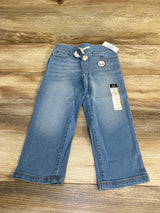 NEW Okie Dokie Straight Drawstring Blue Jeans sz 3T