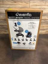 NEW Evenflo Shyft Intuiti Travel System with Revolve180 LiteMax NXT Car Seat-Black Shale