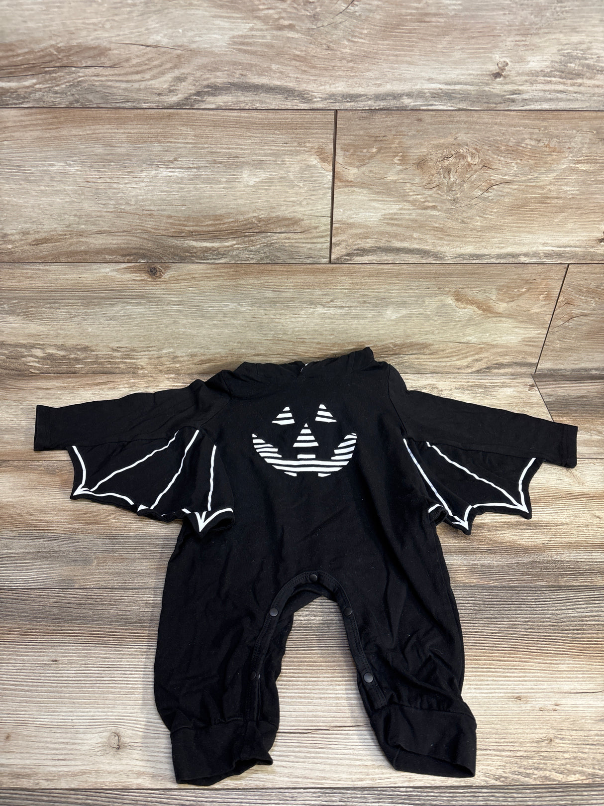 Bat Winged Coverall Black sz 18-24m