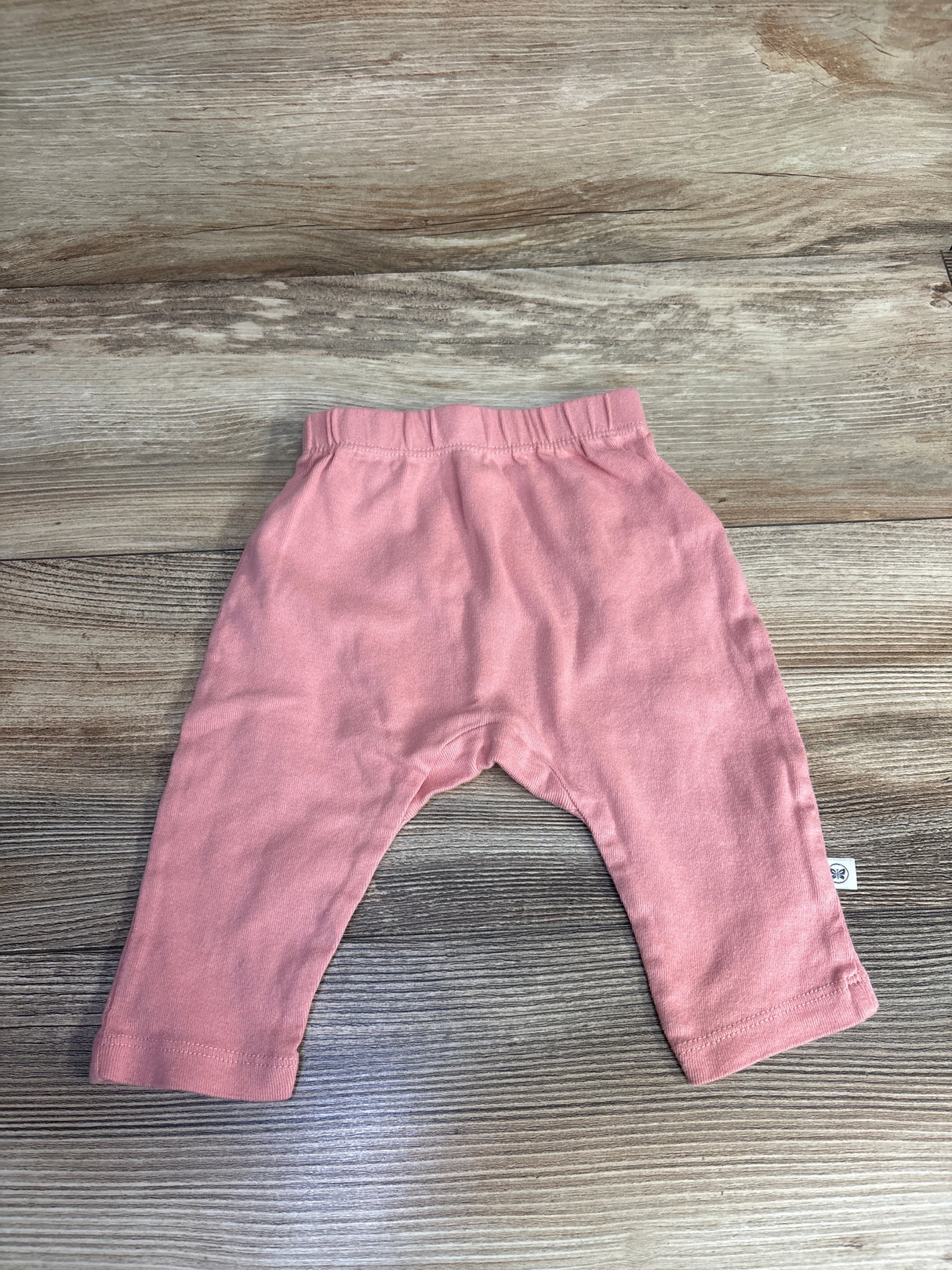 Honest Baby Harem Pull on Pants Pink sz 0-3m