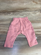 Honest Baby Harem Pull on Pants Pink sz 0-3m