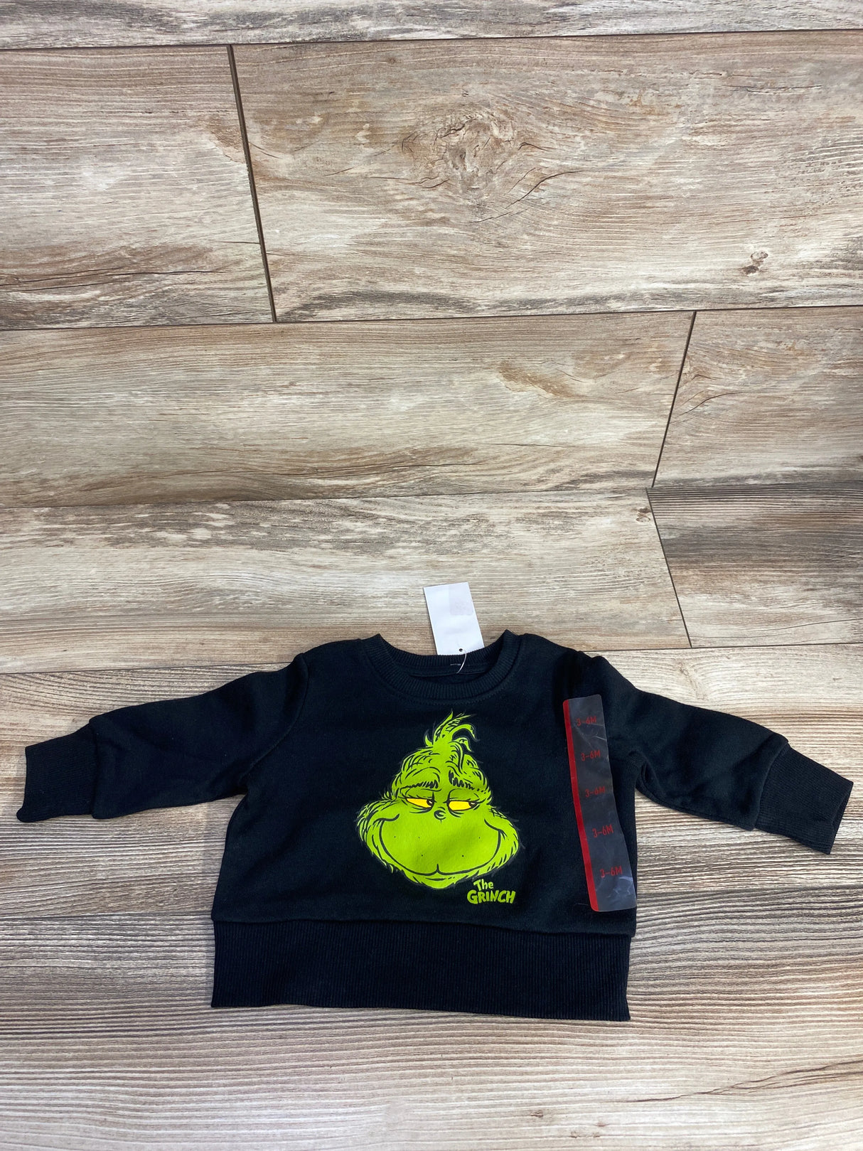 NEW The Grinch Sweatshirt Black sz 3-6m