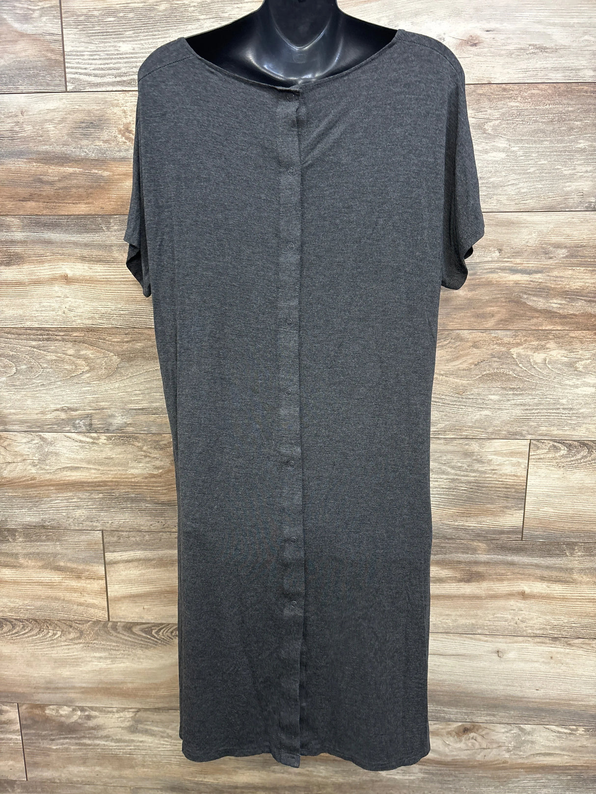 Frida Delivery & Nursing Gown Grey One Size - Me n Mommy To Be