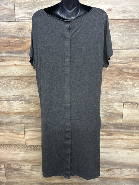 Frida Delivery & Nursing Gown Grey One Size - Me n Mommy To Be