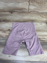 Poshdivah Over The Belly Yoga Shorts Mauve sz Small