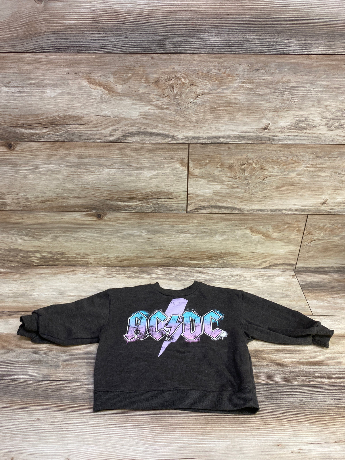 ACDC Pullover Sweatshirt Grey sz 2T