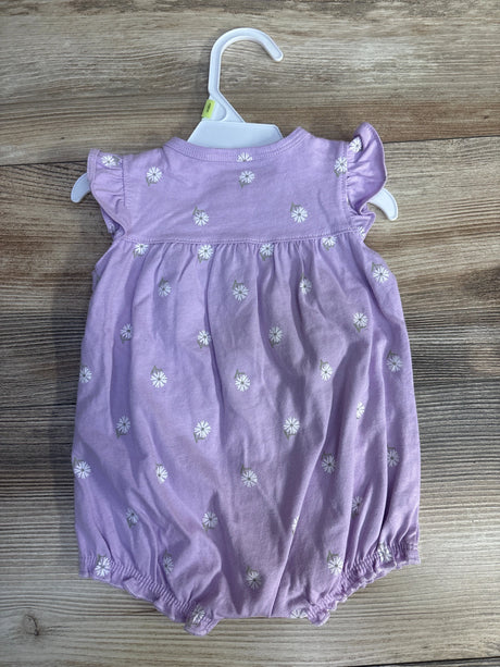 NEW Carter's Floral Shortie Romper Purple sz 3m - Me n Mommy To Be