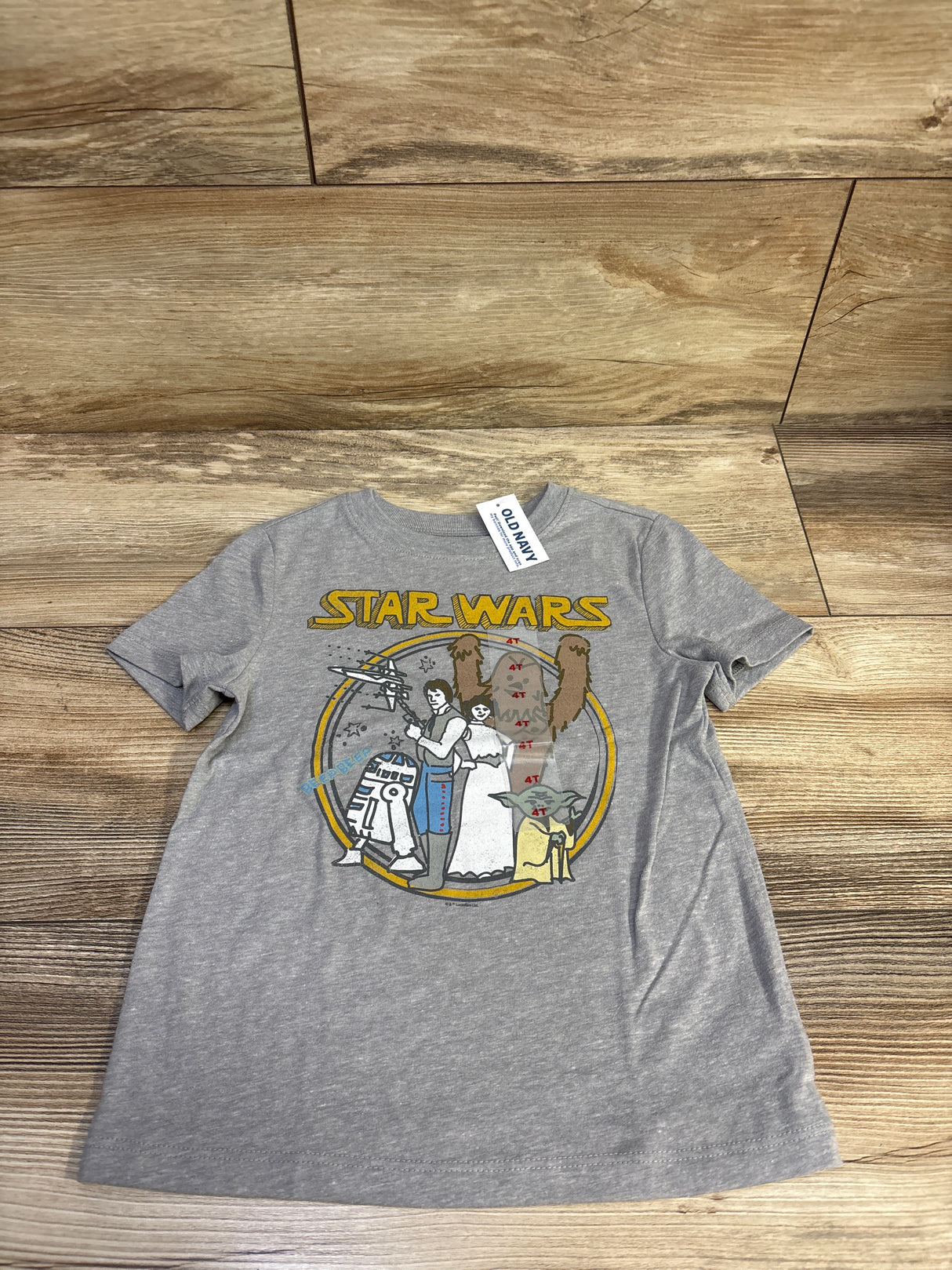 NEW Old Navy x Star Wars Shirt Grey sz 4T