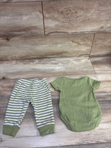 Baby Essentials 2pc Just A Boy In Love With His Mama Set Green sz 6m