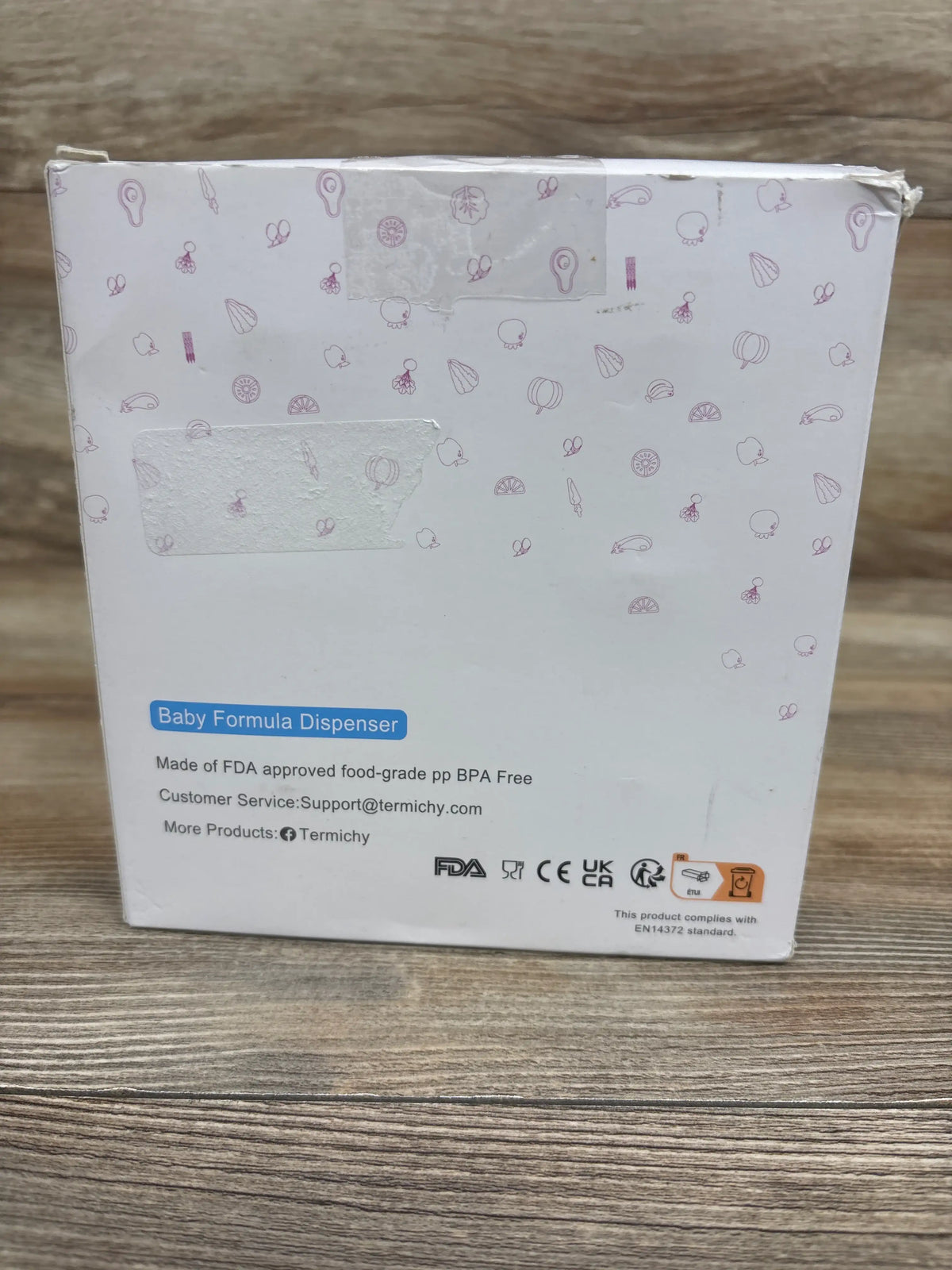 NEW Termichy 2pk Stackable Formula Dispensers Grey