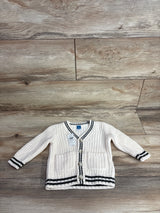 NEW Old Navy V-Neck Button-Front Shaker-Stitch Cardigan in Creme De La Creme