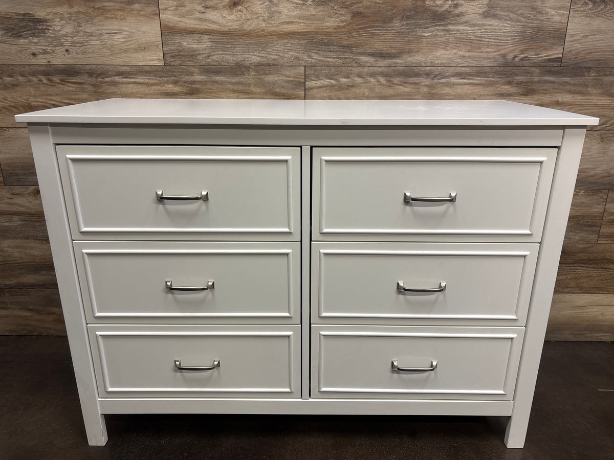 daVinci Charlie 6-Drawer Double Dresser White
