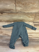 Just One You Striped Little Brother Sleeper Green sz 3m