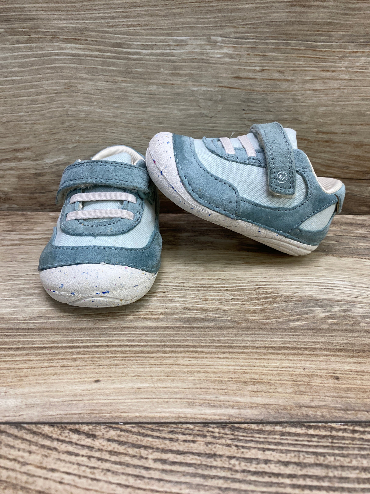 Stride Rite Sprout Sneaker Sage Sz 3.5xw