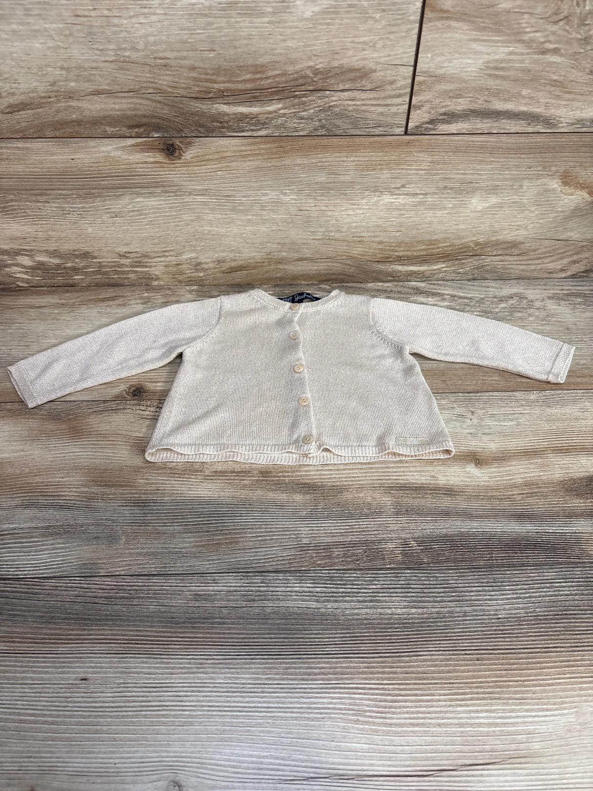 Lili Gaufrette Knit Sweater Gold sz 12m