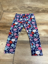 Epic Threads Floral Leggings Navy sz 2T