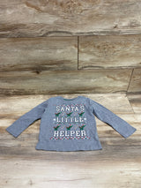 Holiday Time Santa's Little Helper Shirt Grey sz 3T - Me n Mommy To Be