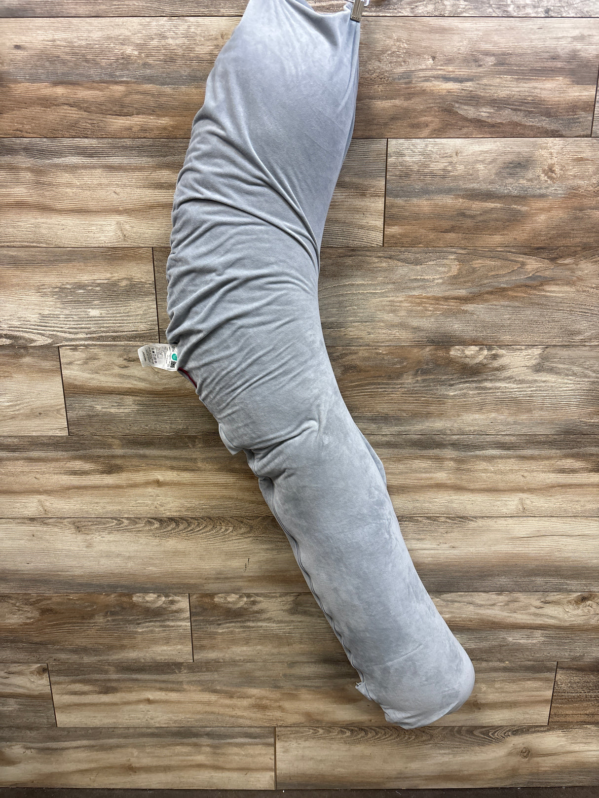 Momcozyy J Shaped Maternity Body Pillow - Gray