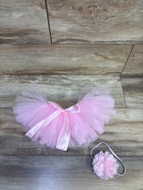 NWOT Zeroest 2pc Photography Tutu & Headband Set Pink sz 0-3T