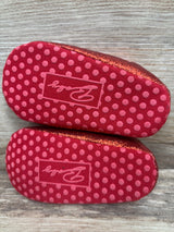 myppgg Soft Sole Glitter Mary Jane Shoes Red sz 3c