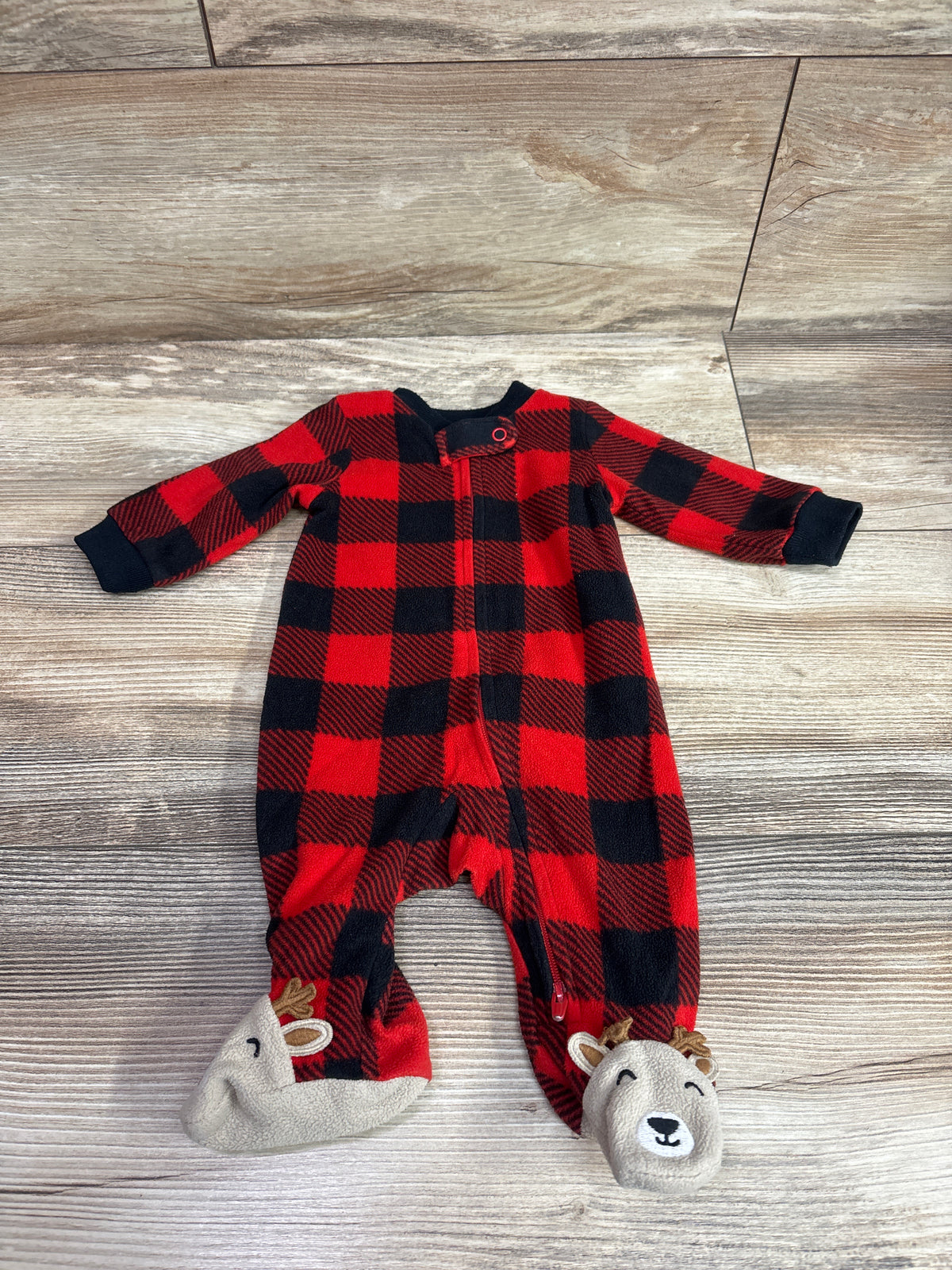 Carter's Blanket Sleeper Red sz Newborn