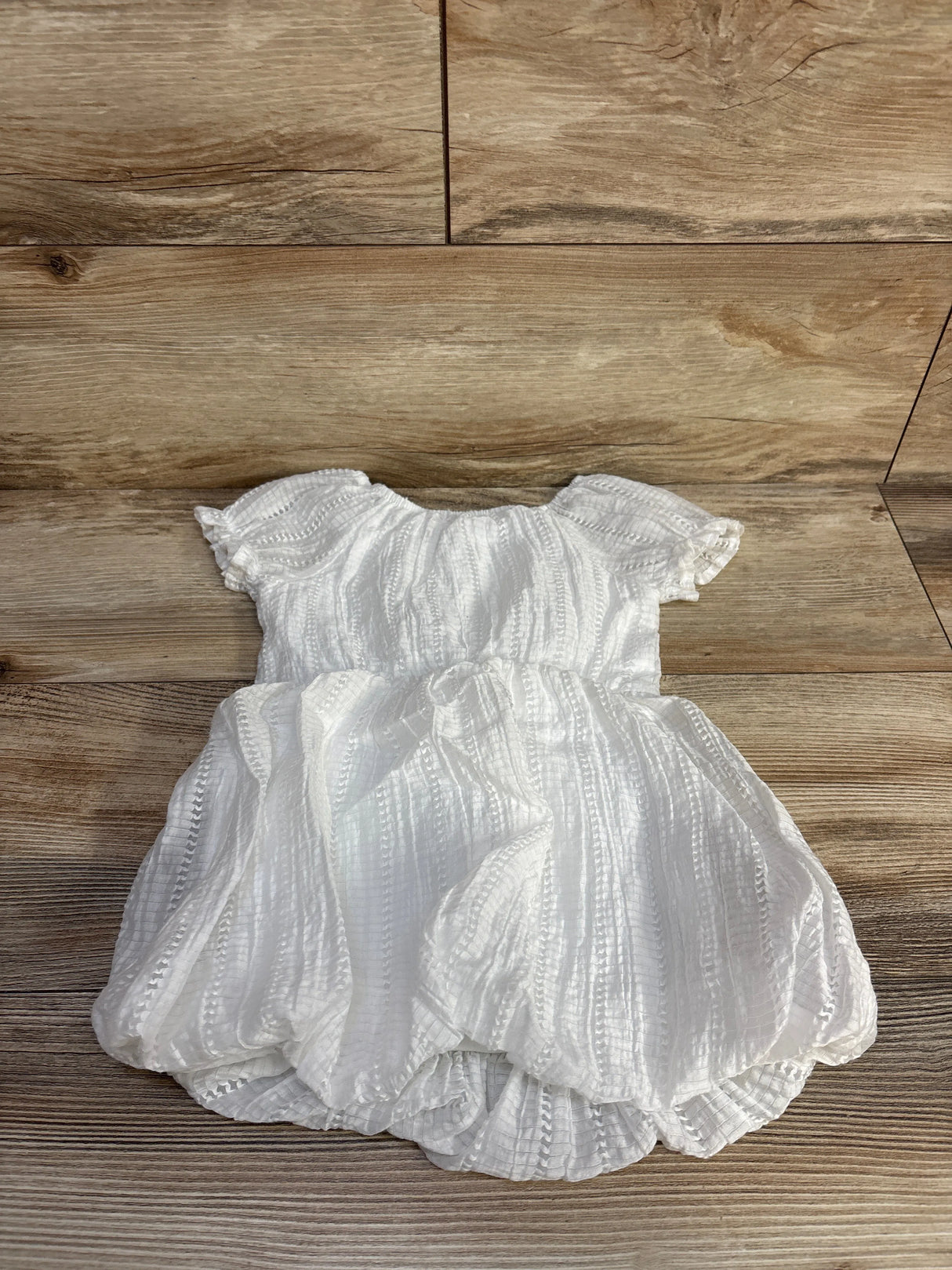 Love To Be Loved Puff Sleeve Dress White sz 2T - Me n Mommy To Be