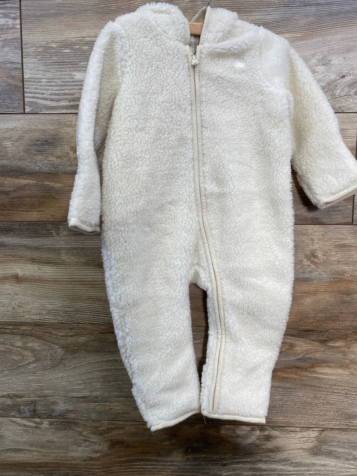 Baby Gap Sherpa Teddy Sherpa Pramsuit Ivory sz 6-12m