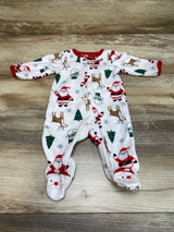 Just One You Santa Blanket Sleeper White sz Newborn - Me n Mommy To Be