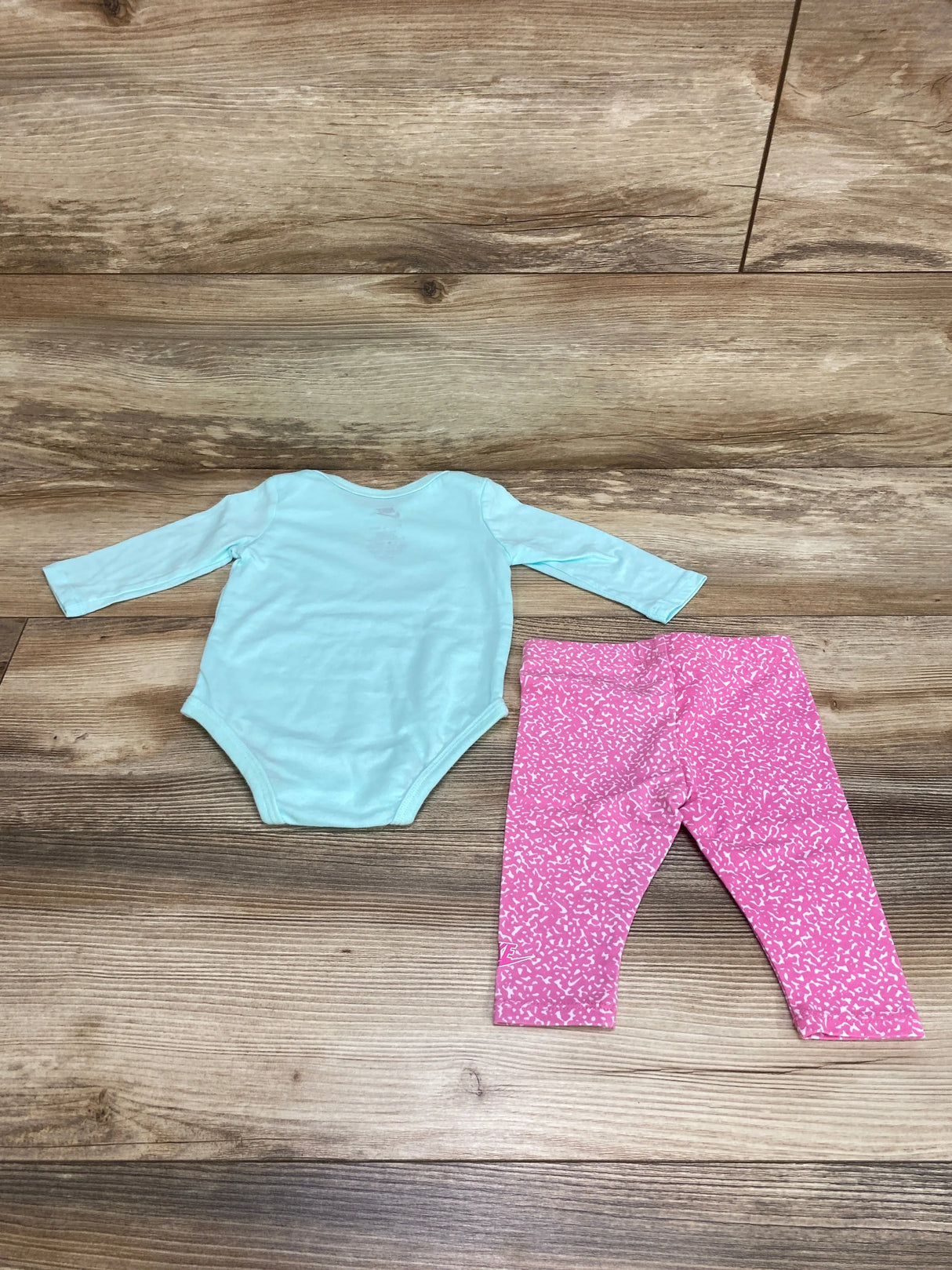 Nike 2pc Logo Bodysuit & Pants Blue sz 6m