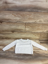 Children's Place Pullover Sequin Sweater White sz 3T