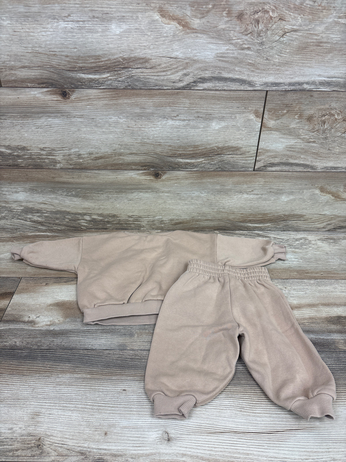 Nike 2pc Pullover Sweatshirt & Joggers Set Tan sz 12m