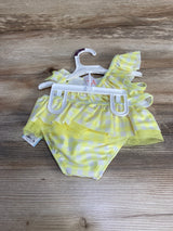 NEW Cat & Jack 2pc Gingham Swimsuit Set Yellow sz 2T