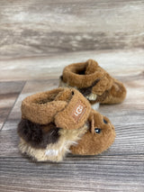 UGG Baby Bixbee Bear Boots Brown sz 0/1c
