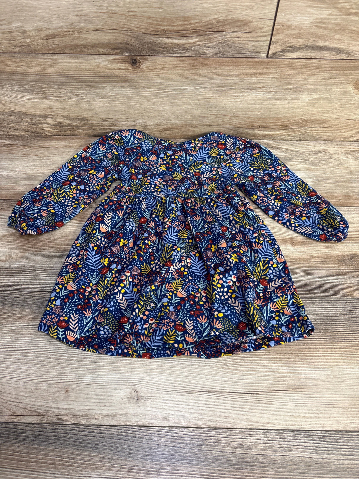 Picapino Floral Dress Blue sz 3T - Me n Mommy To Be