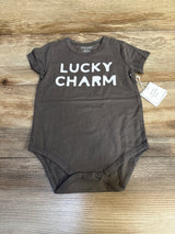 NEW Face To Face Lucky Charm Bodysuit Grey sz 6-12m